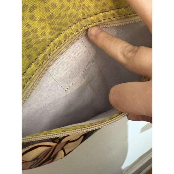 Original FOSSIL Key Per Purse Crossbody Boho Handbag - Floral Print - Picture 6 of 11